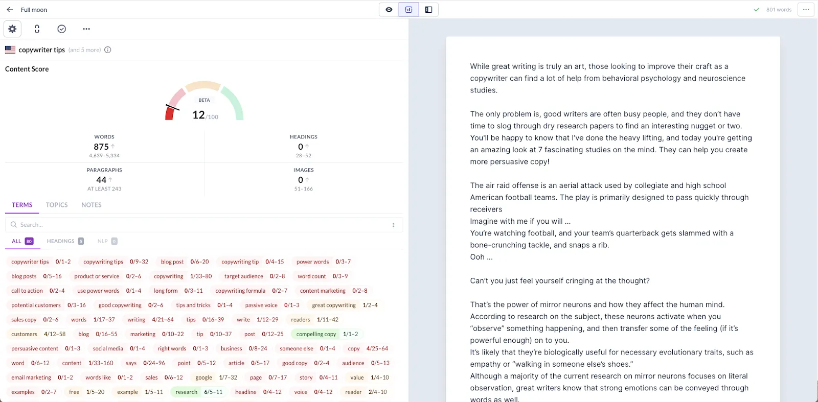 Surfer SEO Integration