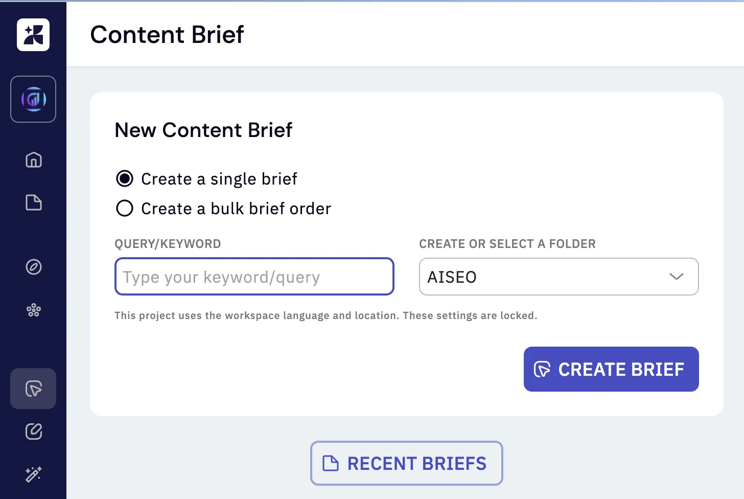 AI-Powered Content Briefs