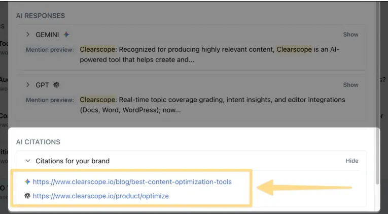 AI Cited Pages