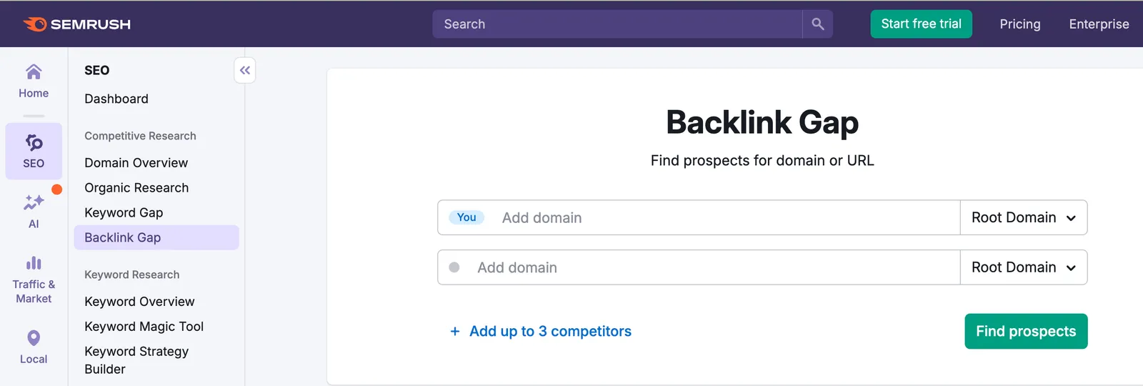 Competitive & Backlink Analysis