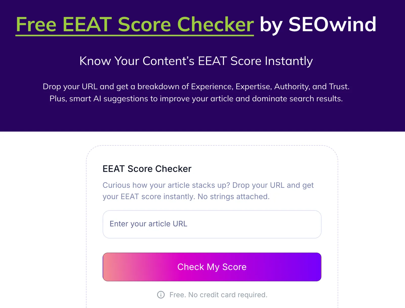 EEAT & Quality Scoring