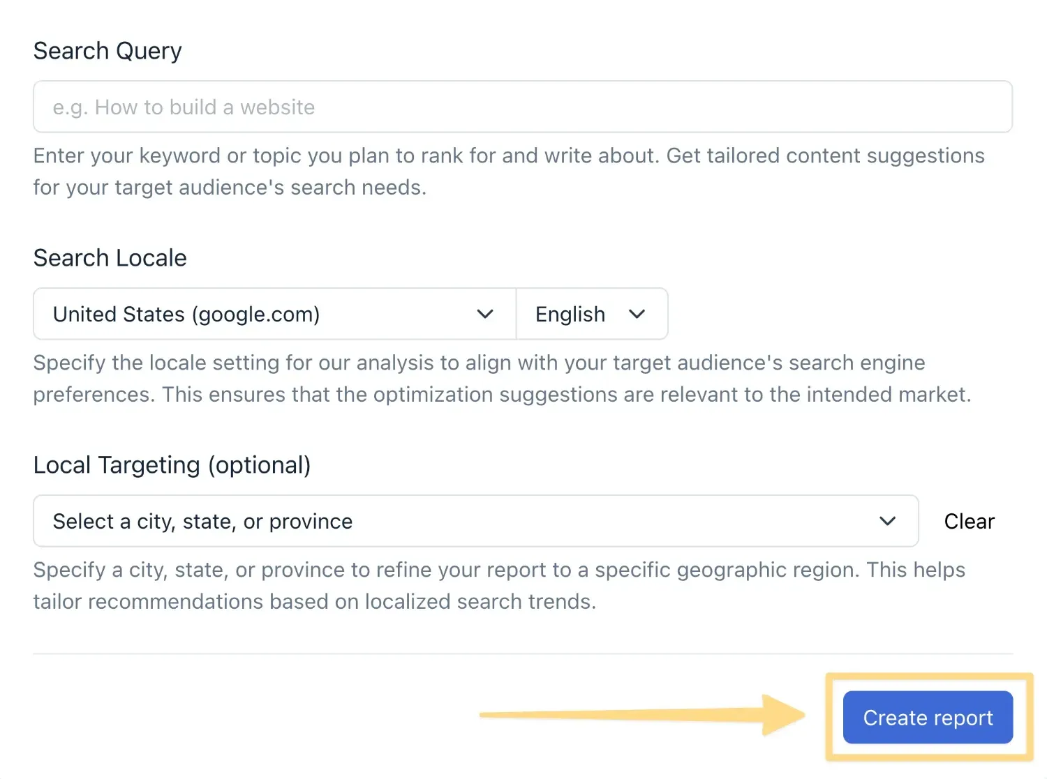 Search Intent Matching with Topic Suggestions