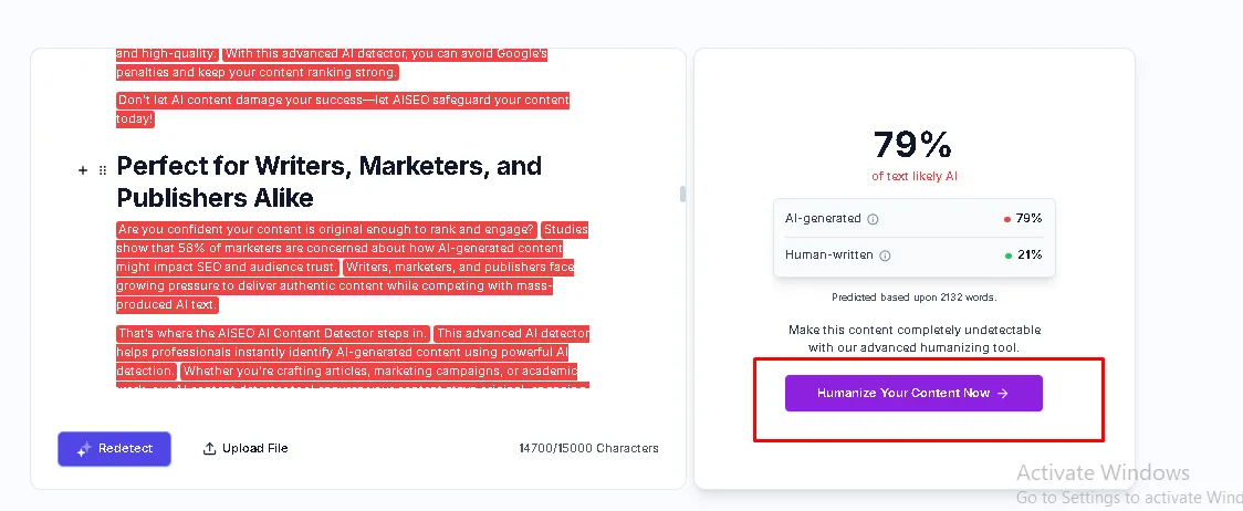 AISEO AI Detector