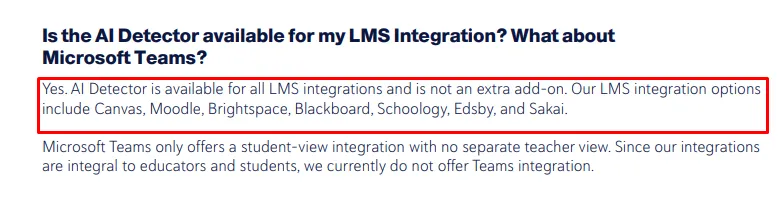 LMS to automatically scan