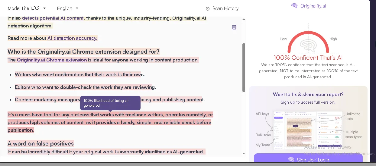 Proof, not just a score — “watch the writing”