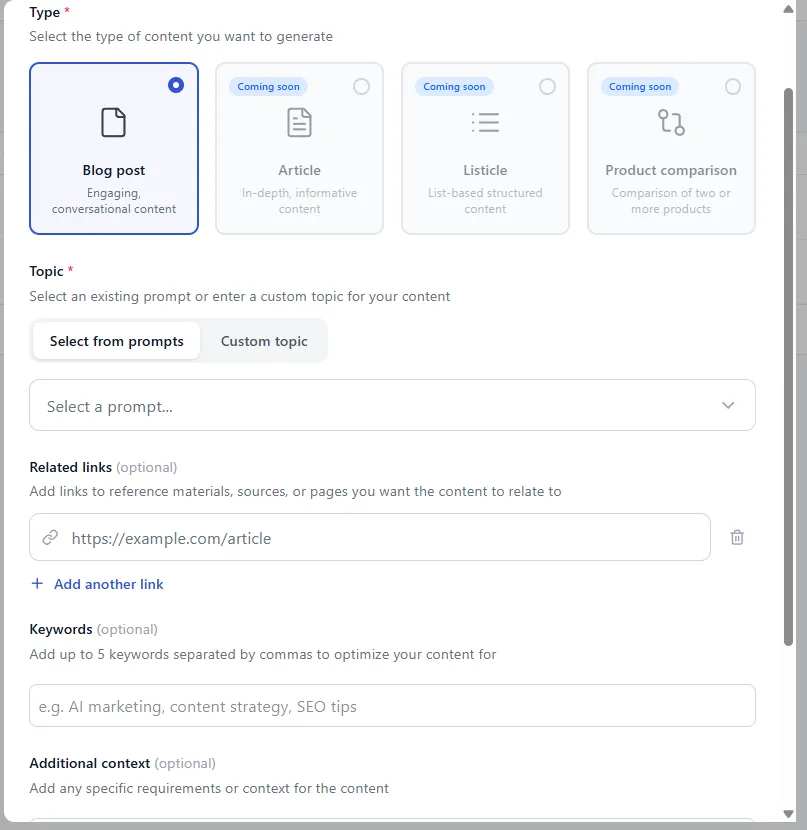 AI-Optimized Content Creation