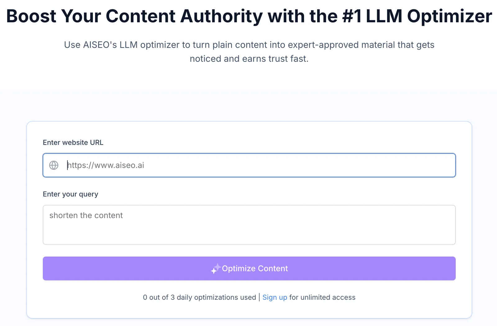 LLM Optimizer