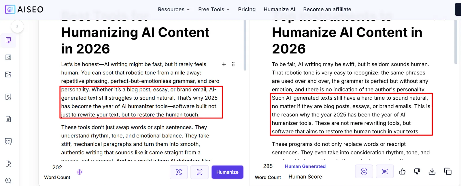 Context-Aware Sentence Reconstruction