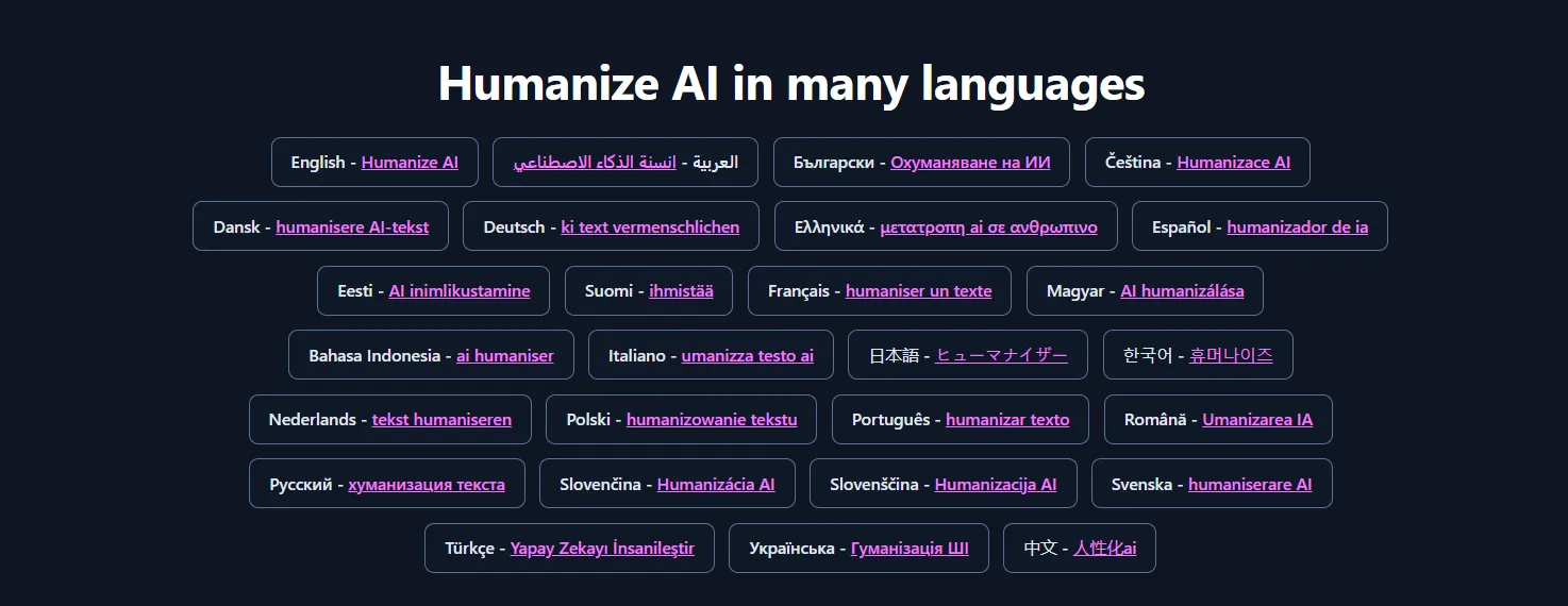 Multilingual & Multi-Tone Support