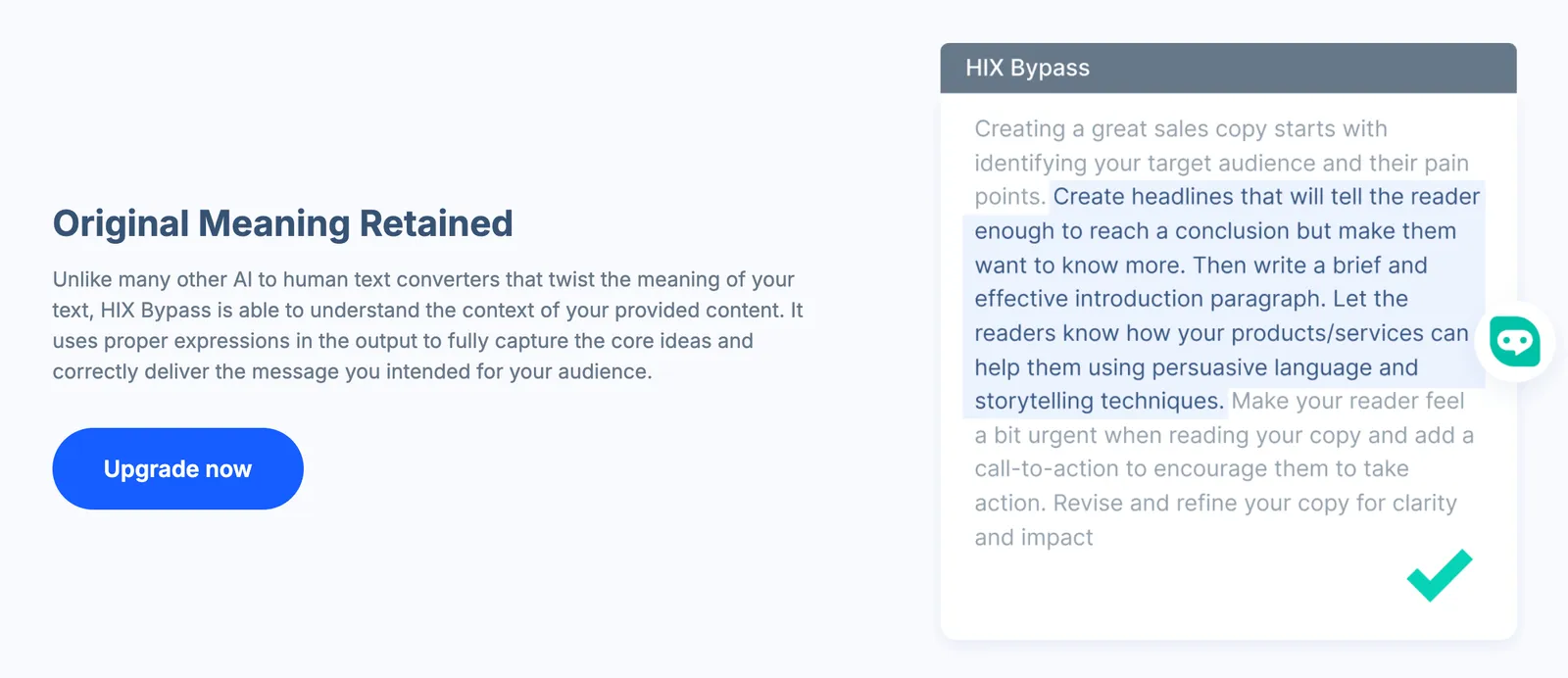 Improves Readability in a Human