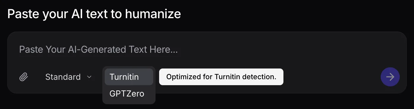 Turnitin-Oriented Humanization