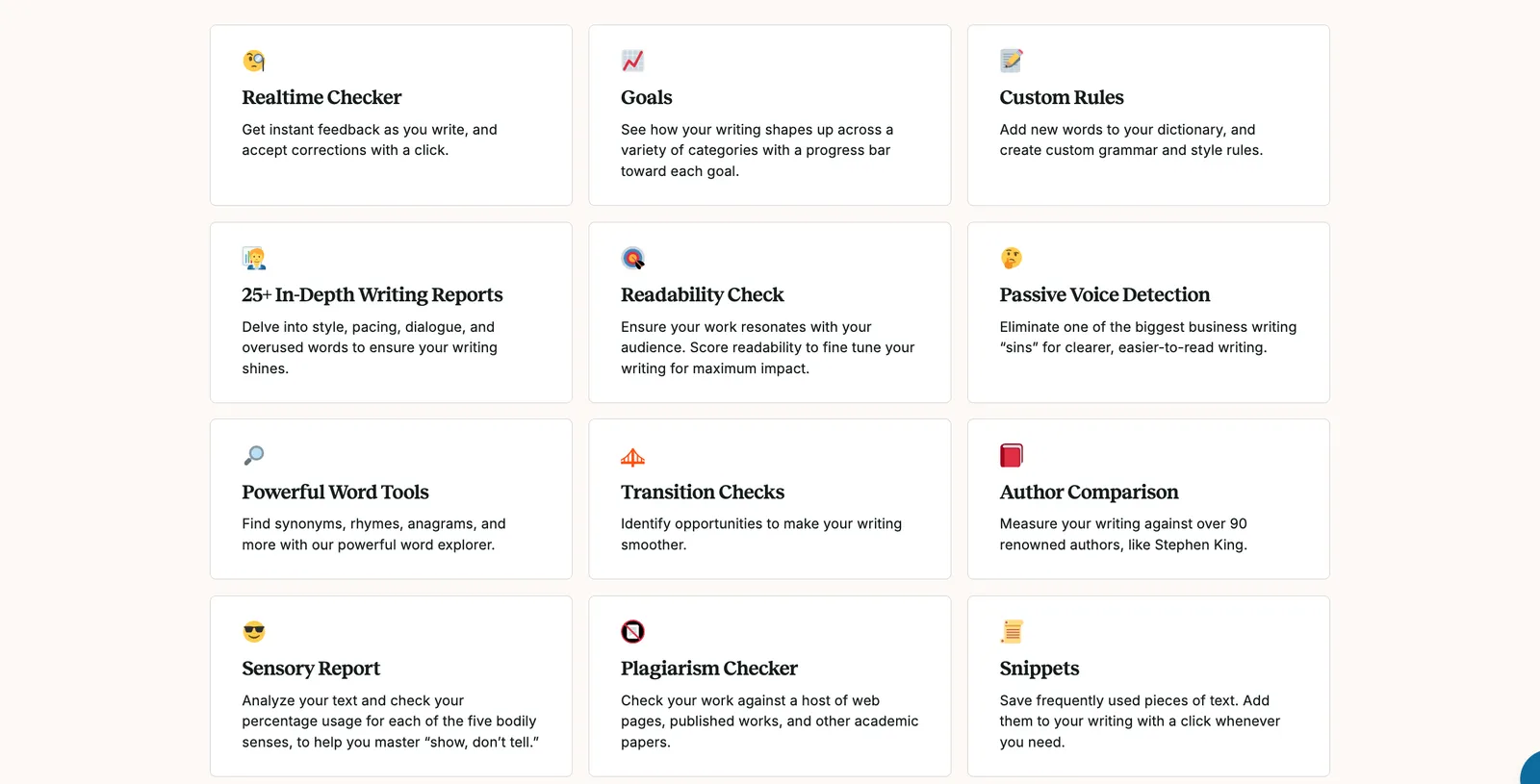 Features to unlock your writing potential