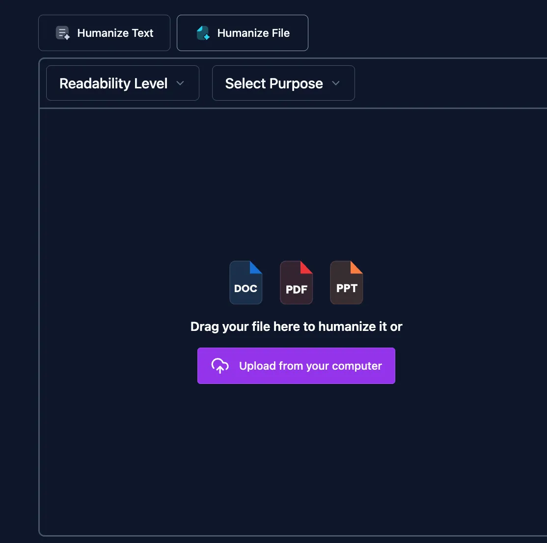 File Upload Support